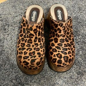 Leopard print Clogs by Bongo